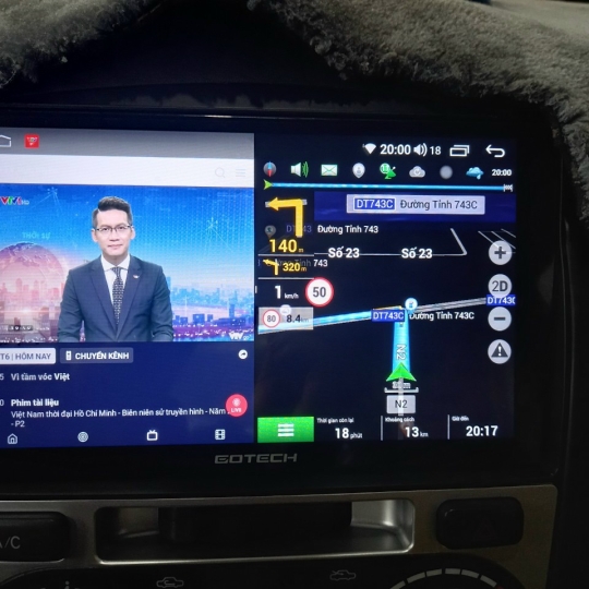 INNOVA2015 NÂNG CẤP ĐẦU DVD GOTECH - GT8MAX