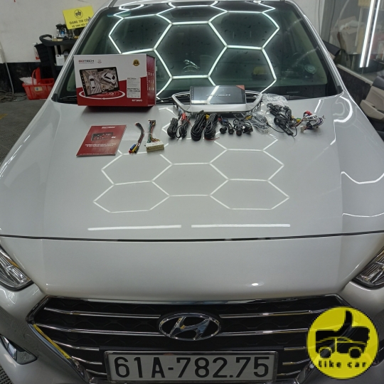 ACCENT 2019 NÂNG CẤP MÀN HÌNH DVD GOTECH LIỀN CAM360 -  GT360 