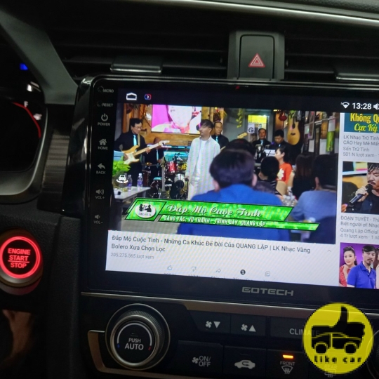 CIVIC 2020 NÂNG CẤP MÀN HÌNH GOTECH LIỀN CAM360 - GT360PLUS